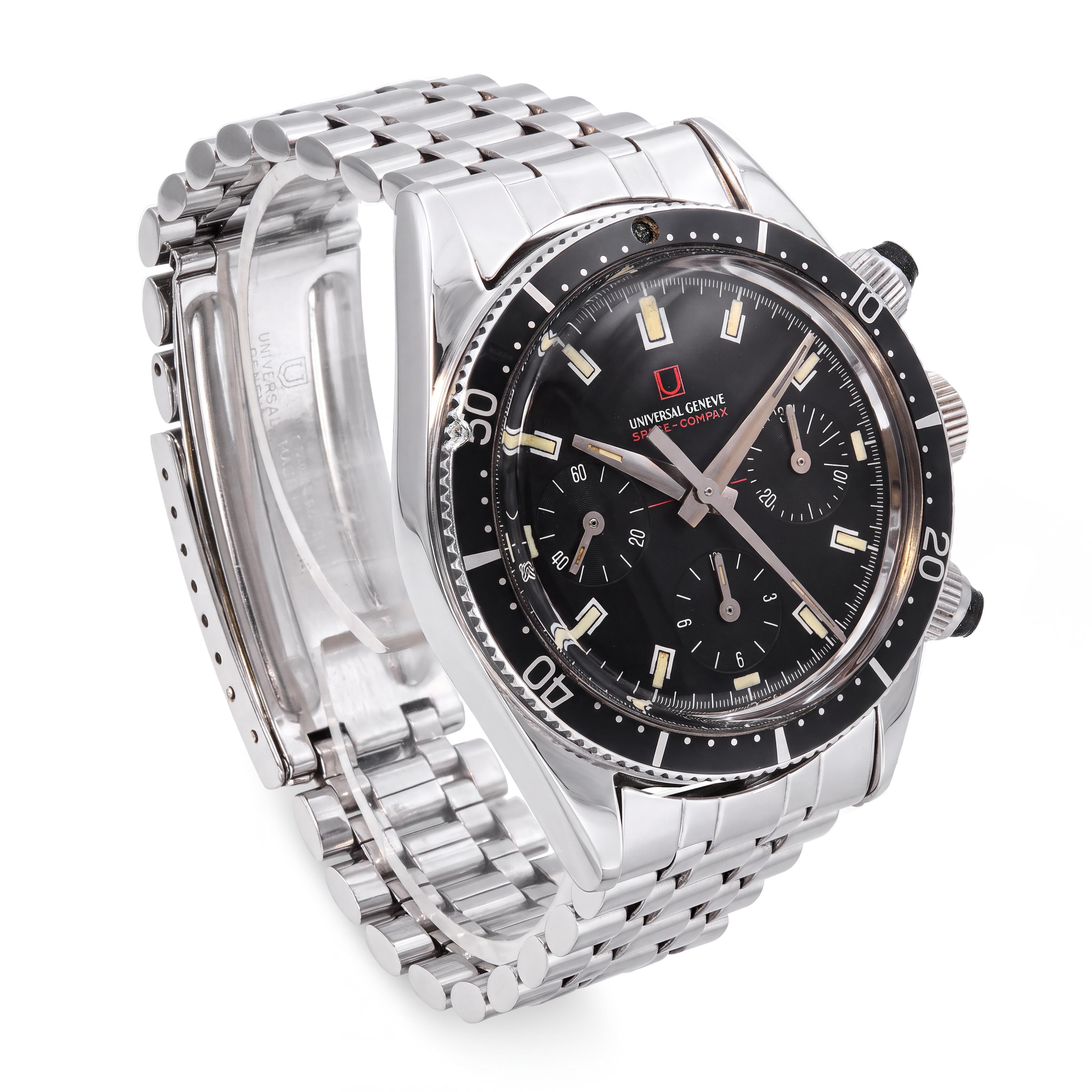 Vintage Universal Geneve Space Compax Men's Watch