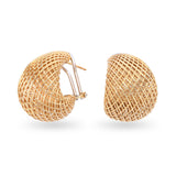 Roberto Coin 18k Yellow Gold Woven Form Earrings