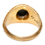 Vintage Class of 1944 US Naval Academy Yellow Gold Onyx Ring