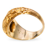 Vintage Class of 1944 US Naval Academy Yellow Gold Onyx Ring
