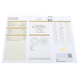 18k White Gold GIA 2.73tcw Diamond Engagement Ring GIA