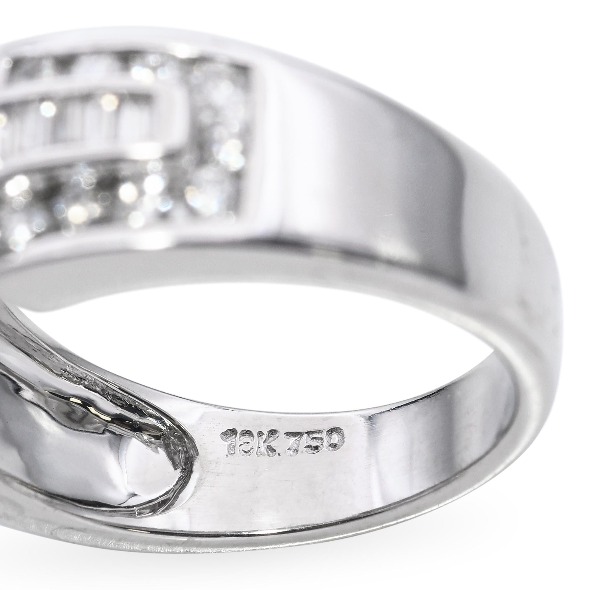 18k White Gold GIA 2.73tcw Diamond Engagement Ring GIA