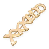 Tiffany & Co. Paloma Picasso 18k Yellow Gold XXXOOO 1983 Brooch