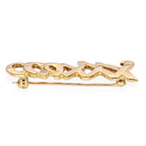 Tiffany & Co. Paloma Picasso 18k Yellow Gold XXXOOO 1983 Brooch
