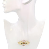Vintage Tiffany & Co. 14k Yellow and Rose Gold Citrine Bow Brooch