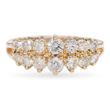 Vintage 14k Yellow Gold 0.94tcw Diamond Wedding Band Ring