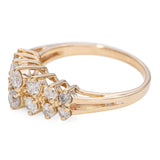 Vintage 14k Yellow Gold 0.94tcw Diamond Wedding Band Ring