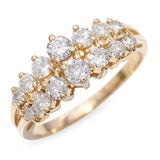 Vintage 14k Yellow Gold 0.94tcw Diamond Wedding Band Ring