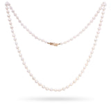 Vintage Gump's 14k Yellow Gold Pearl Necklace