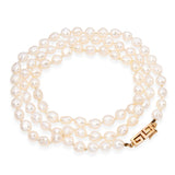 Vintage Gump's 14k Yellow Gold Pearl Necklace