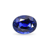 GIA 1.82ct Oval Step Cut Blue Heated Madagascar Sapphire