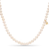 Mikimoto 18k Yellow Gold Cultured Pearl Necklace