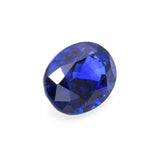 GIA 1.82ct Oval Step Cut Blue Heated Madagascar Sapphire