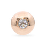 Antique 14k Yellow Gold 0.70ct Old European Cut Diamond Enhancer Pendant