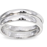 Tiffany & Co Platinum Lucida .51ct Diamond Engagement Ring & Wedding Band Set