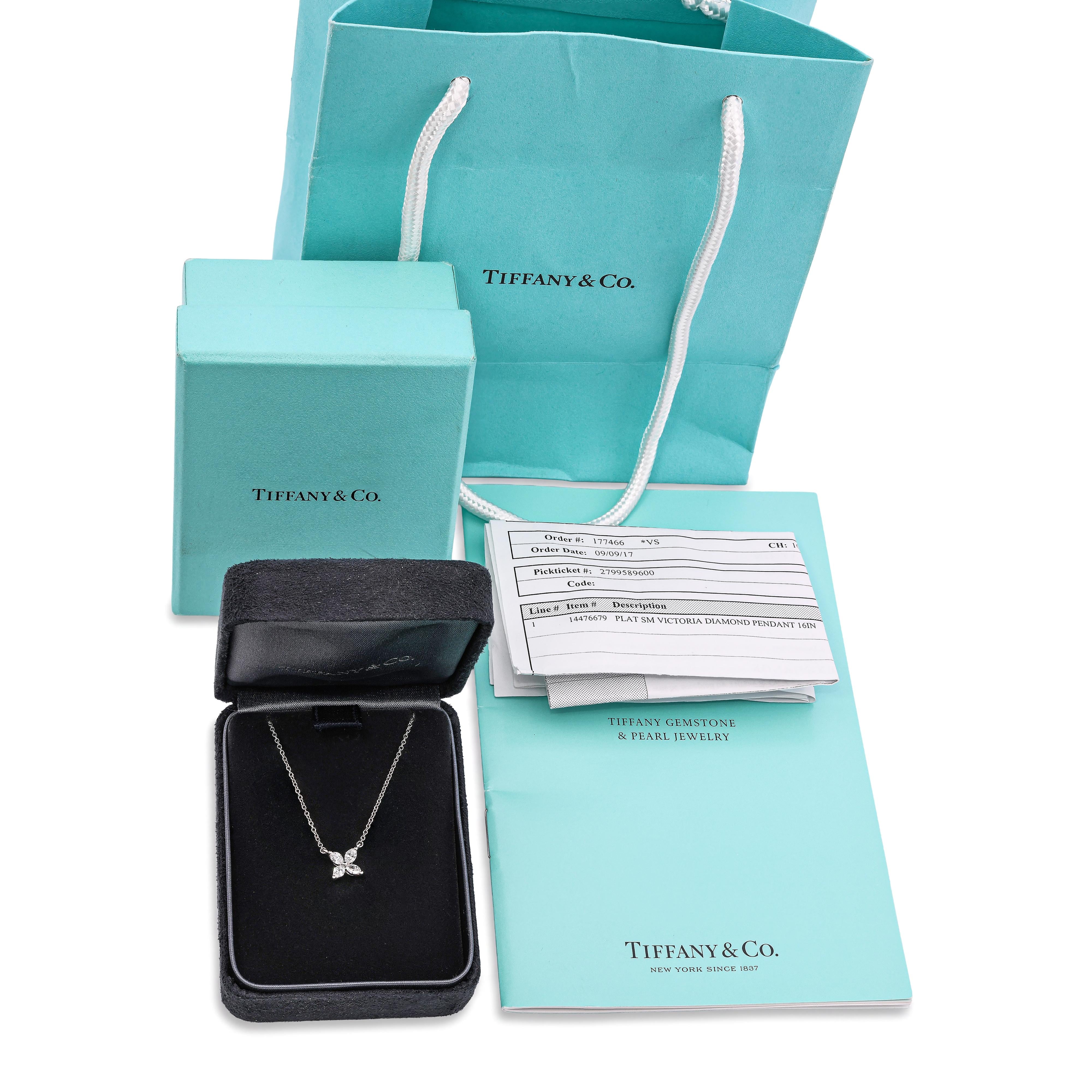 Tiffany & Co. Victoria Platinum Diamond Necklace