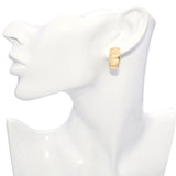 Vintage Mauboussin Paris 18k Yellow Gold Hoop Earrings