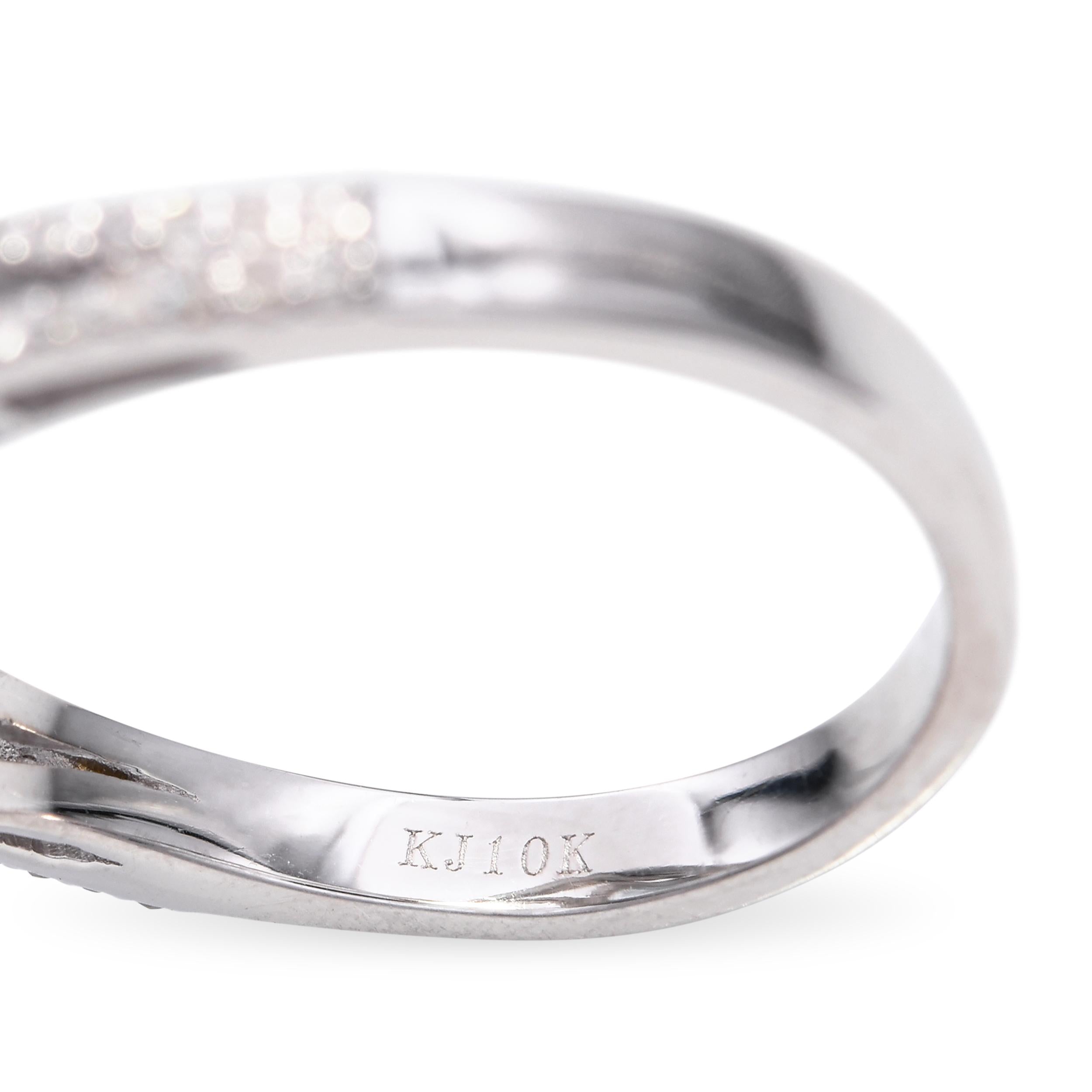 10k White Gold 2.1ct Aquamarine and 0.48tcw Diamond Halo Ring