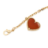 Van Cleef and Arpels 18k Yellow Gold  Lucky Alhambra Charm Bracelet