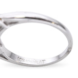Vintage Platinum 1.52tcw Marquise & Tapered Baguette Diamond Engagement Ring
