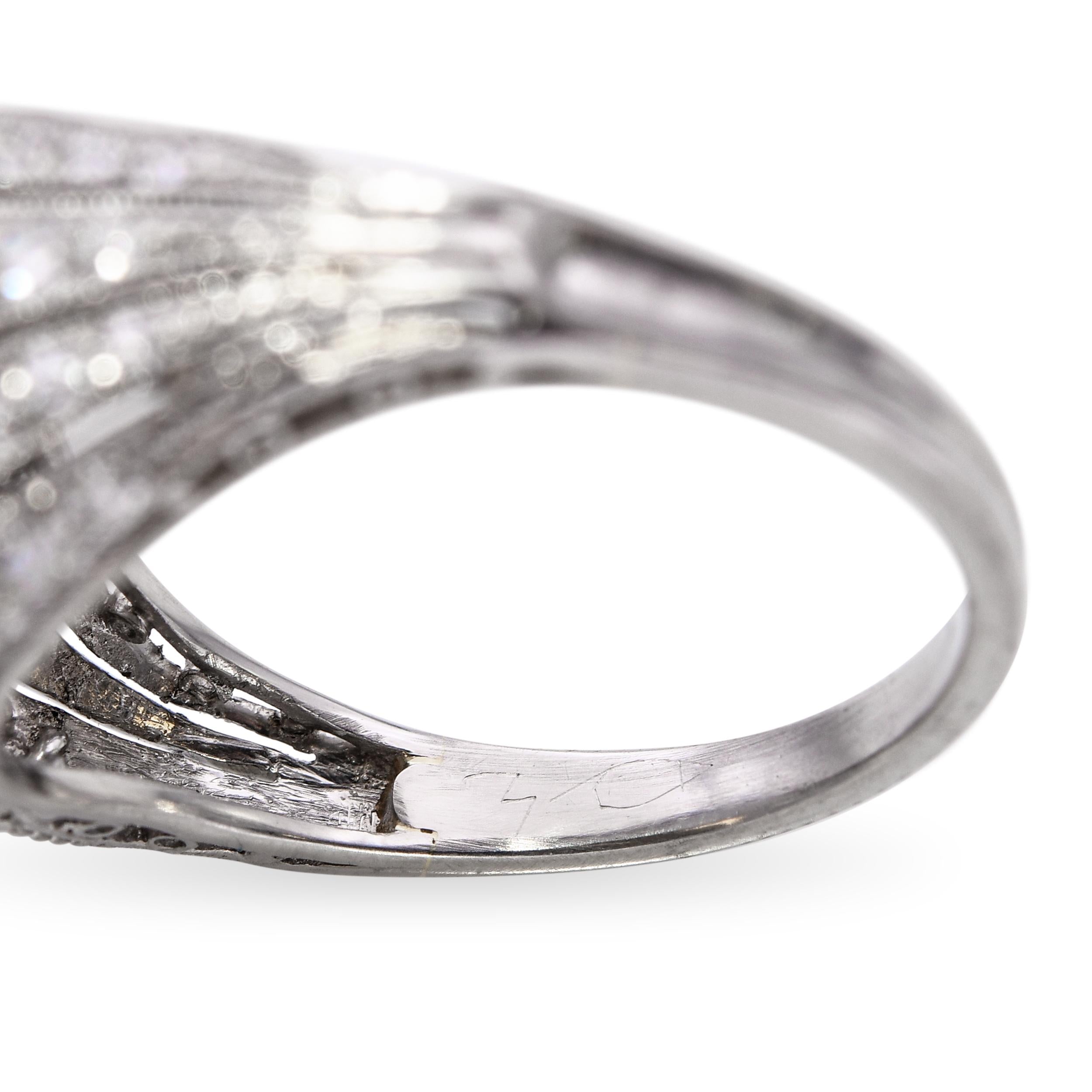 Antique Edwardian Purple Star Sapphire and Diamond Filigree Ring