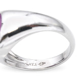 Vintage Platinum 6.27ct Star Ruby Dome Ring