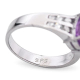 14k White Gold GIA 2.99ct Pink Sapphire and Diamond Ring