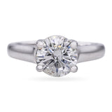 Vintage Platinum 2.03ct Diamond Solitaire Ring