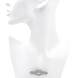 Antique 14k Yellow Gold and Platinum Old Euro Diamond Brooch