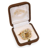 Vintage 18k Yellow Gold GIA 3.84ct Fancy Deep Orange Yellow VS2 Diamond Ring