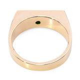 Vintage 14k Yellow Gold Jadeite Jade Ring