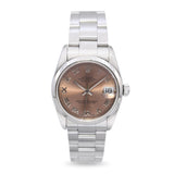 Rolex Datejust Midsize 31mm Salmon Dial Automatic Watch Ref 78240