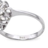 17K White Gold .56ct Ruby and Diamond Ring