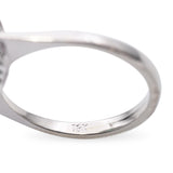 Vintage 18k White Gold 1.49ct Emerald and 0.42tcw Diamond Halo Ring