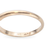 Vintage 14k Yellow Gold GIA H I1 0.65ct Pear Diamond Ring