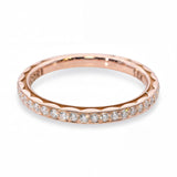 Tacori 18k Rose Gold Diamond Band Ring