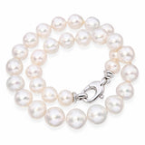 18k White Gold Graduated South Sea Pearl Necklace
