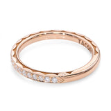 Tacori 18k Rose Gold Diamond Band Ring