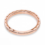 Tacori 18k Rose Gold Diamond Band Ring