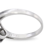 Vintage Platinum 1.0ctw Diamond Cluster Ring