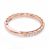 Tacori 18k Rose Gold Diamond Band Ring