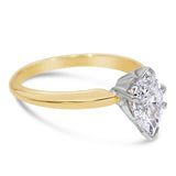 Vintage 14k Yellow Gold 1.03ct Marquise Diamond Ring