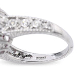 Platinum 5.45ct Rubellite & .67ctw Diamond Halo Ring