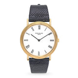 Patek Philippe Calatrava 18K Yellow Gold Quartz Men’s Watch Ref. 3954