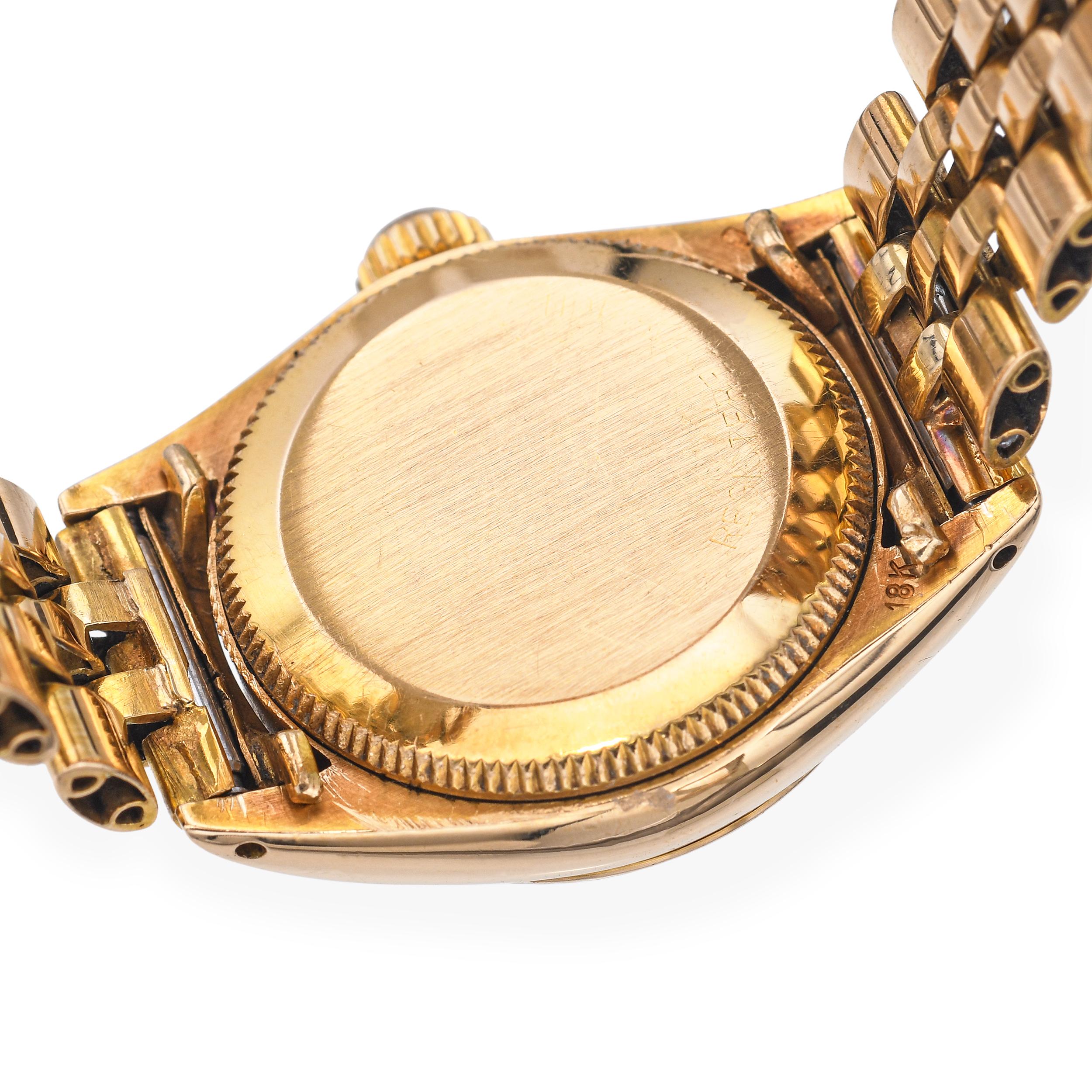 Vintage 18k Yellow Gold 1957 Rolex Oyster Perpetual Ladies Watch Ref. 6719