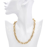 14k Yellow Gold Chain Link Necklace