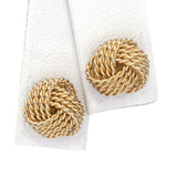 Tiffany & Co. 14k Yellow Gold Love Knot Earrings