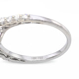 Vintage 18k White Gold 2.66ct GIA Burmese Red Spinel and Diamond Ring