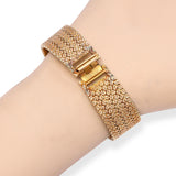 Vintage Piaget 18k Yellow Gold Black Tie-Emperador 9902 Diamond Watch