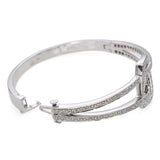 Kwiat 18k White Gold 2.12tcw Diamond Hinged Bracelet